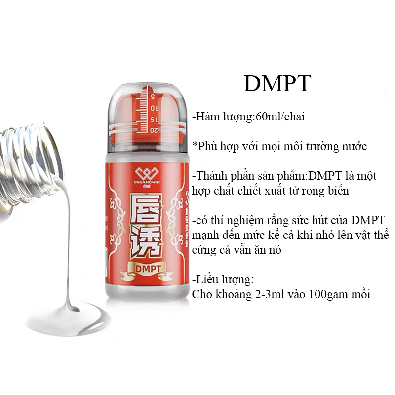 Hương liệu dẫn dụ cá, tinh mùi câu cá