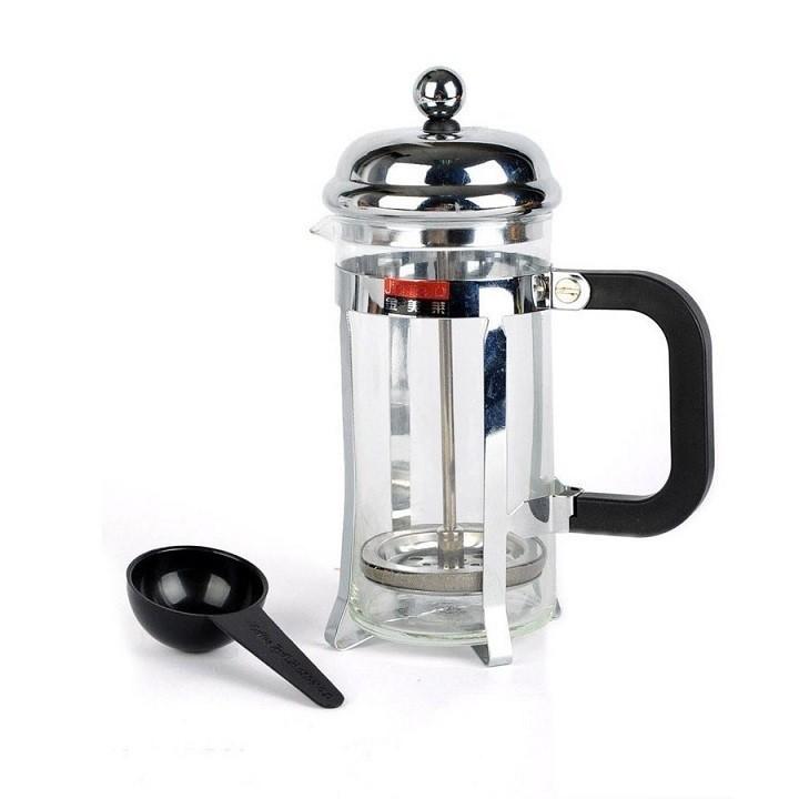 Bình ép trà/cà phê kiểu pháp 350ml tặng 10 đũa tre cao cấp- Bình pha cafe