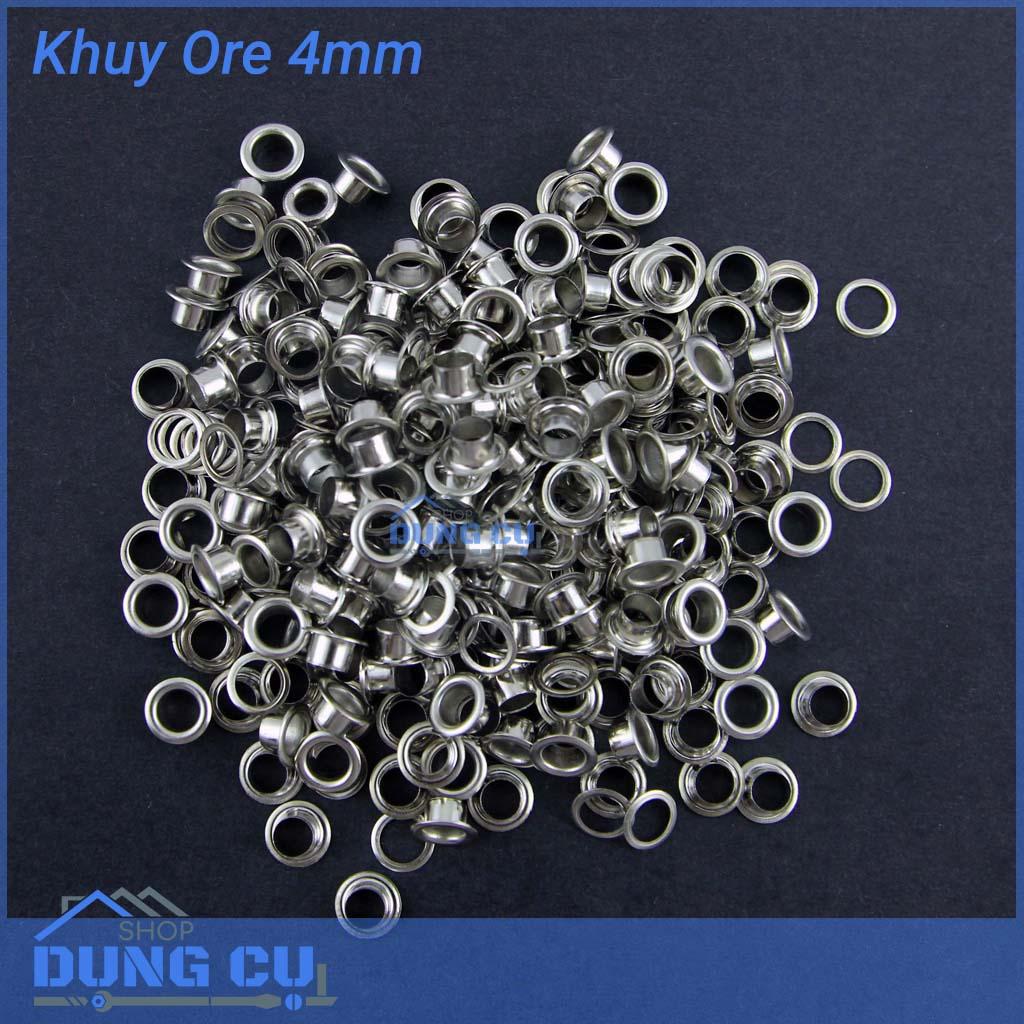 500 Khoen bọc lỗ bạc 4,5,6mm