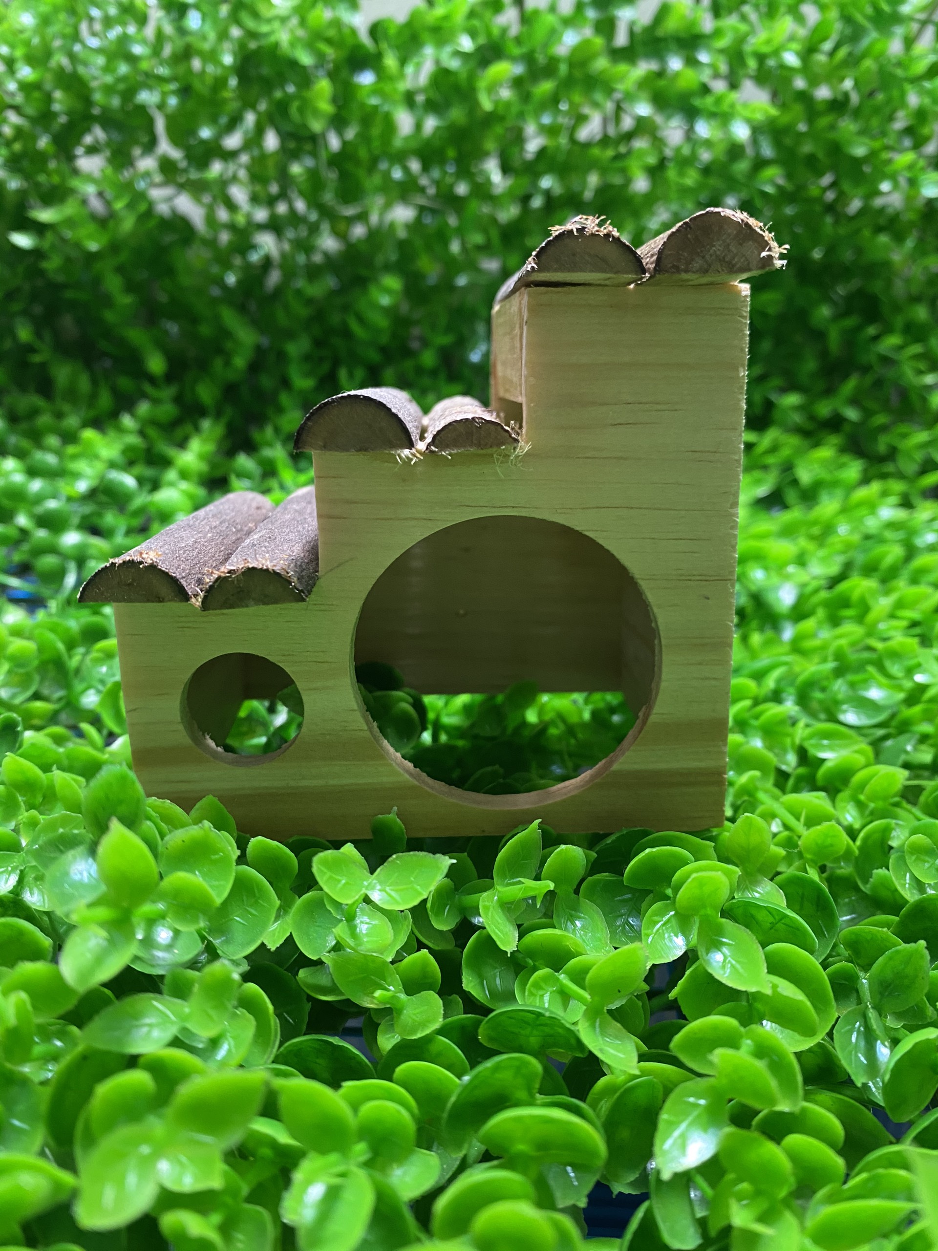 Nhà gỗ mini cho hamster