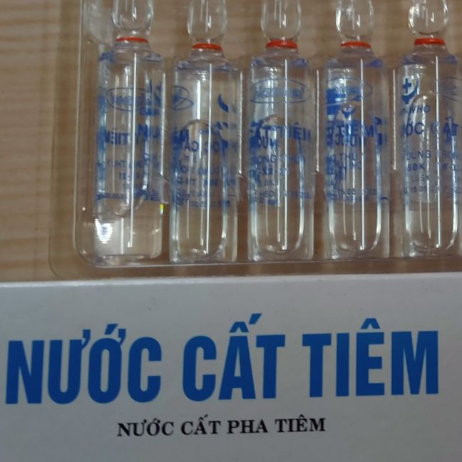 nước cất pha tiêm thú 20ống 5ml