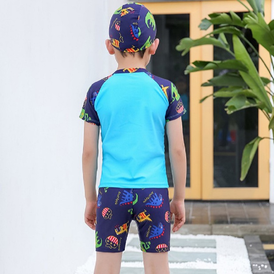 Bộ đồ bơi cho bé trai hình khủng long