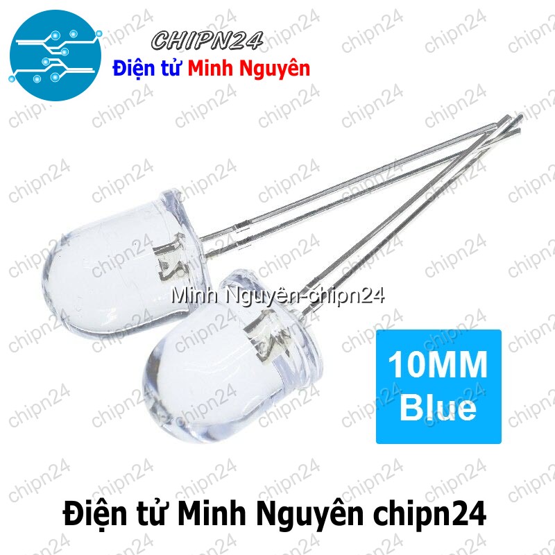 [10 con] (TK16) Led 10mm Trong Siêu Sáng (Đỏ/Vàng/Xanh Lá/Dương/Trắng)- [Chọn Loại] - HHH.00196