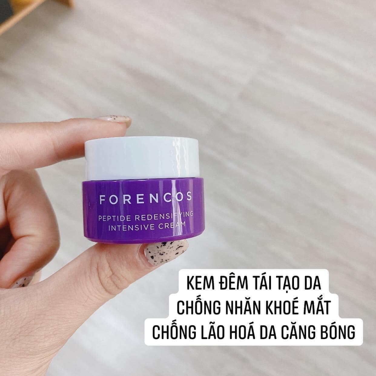 [HCM]Kem dưỡng da ban đêm Forencos tím Hàn Quốc mini size