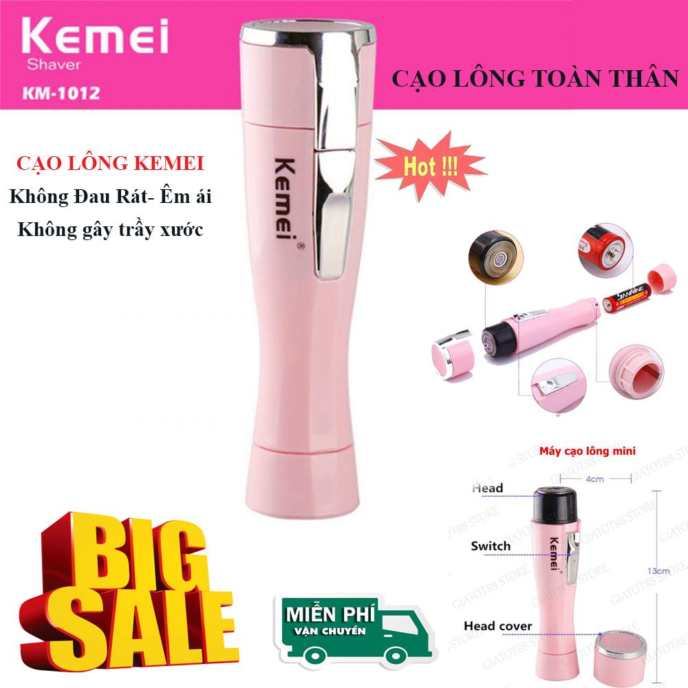 [HCM]Máy cạo lông nách cách cạo lông mu Máy triệt lông vĩnh viễn - Máy Cạo Lông Kemei –wax lông tay lông chân ria mép cực sạch không sợ đau rát Giá Siêu Khuyến Mại Bảo hành 1 Đổi 1.
