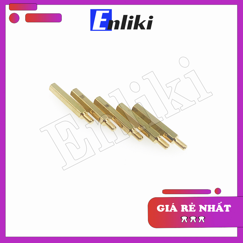 Cọc Đồng M3 Đực-Cái (20+6mm)