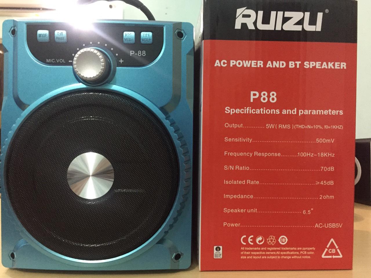 [HCM]Loa Ruizu P88 kèm Mic