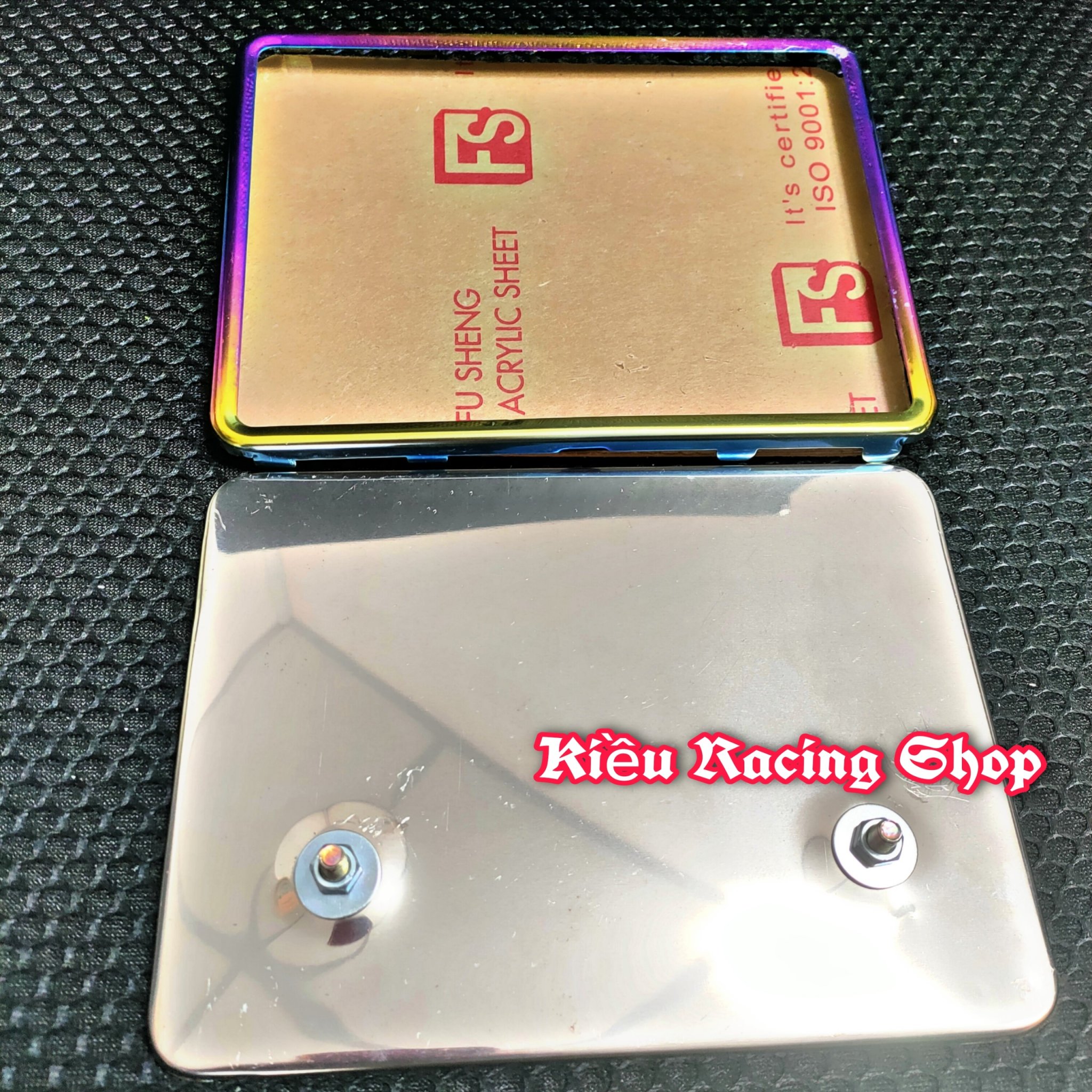 Khung Biển Số Titan Tặng Kèm Mica