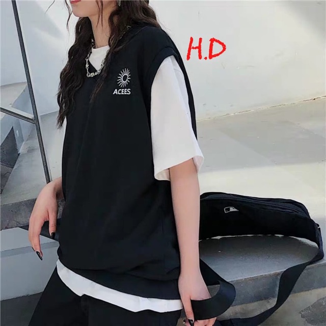 Sét áo gile ACEES kèm áo ngắn tay HDA0320