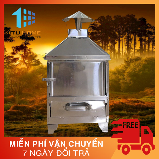 [THÙNG HÓA VÀNG MÃ] Lò hóa vàng mã, chất liệu inox - MITIHOME mã size 2