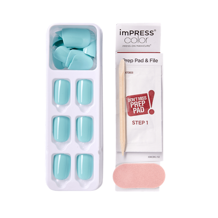 [IMPRESS] COLOR PRESS-ON MANICURE MINT TO BE