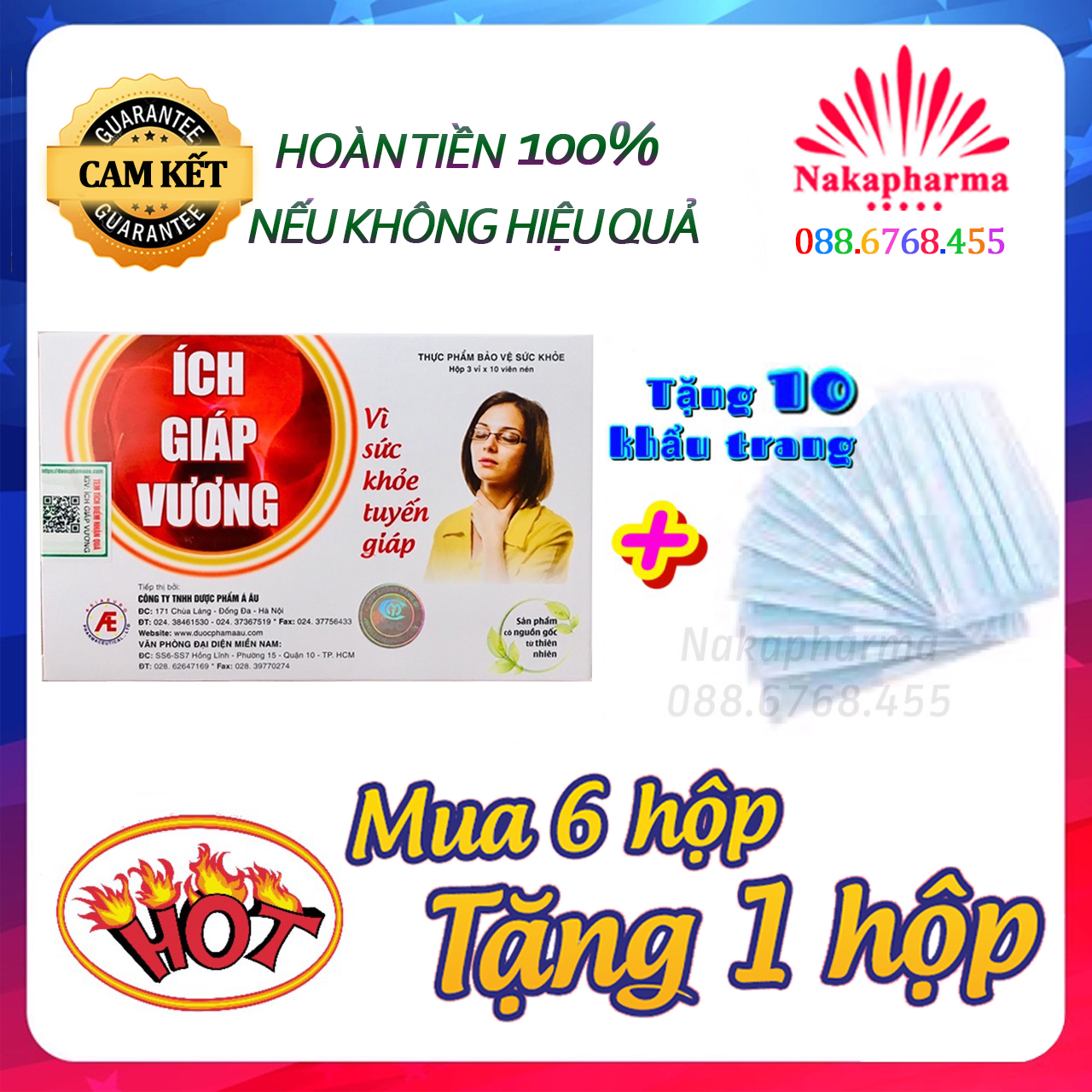 ✅ Ích Giáp Vương – Giải pháp cho người bệnh tuyến giáp, bướu cổ nhược giáp, cường giáp, graves, basedown