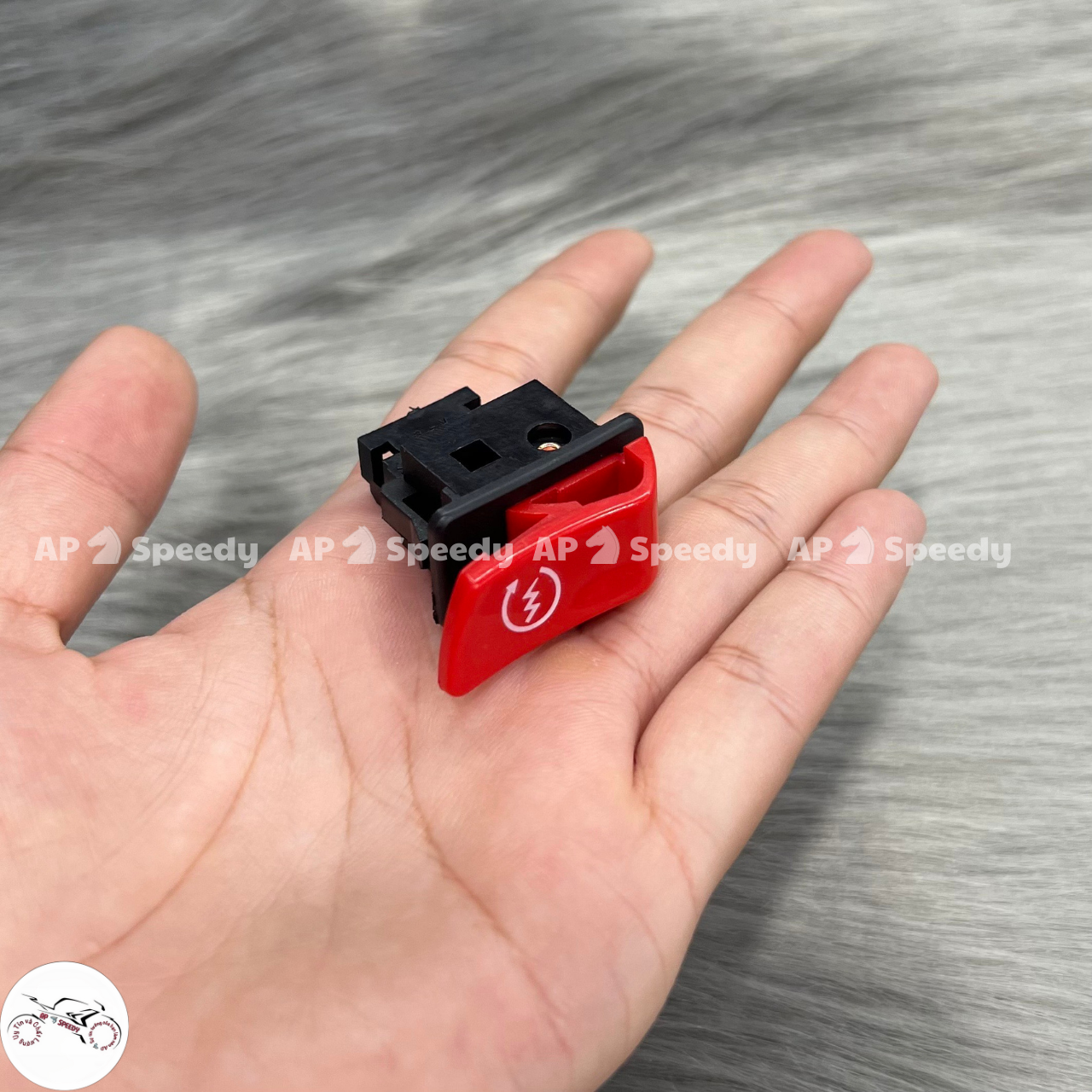 Nút công tắc đỏ gắn thông dụng dòng xe  Honda (tắt máy tạm thời, nút đề, nút kèn) [CHÍNH HÃNG]