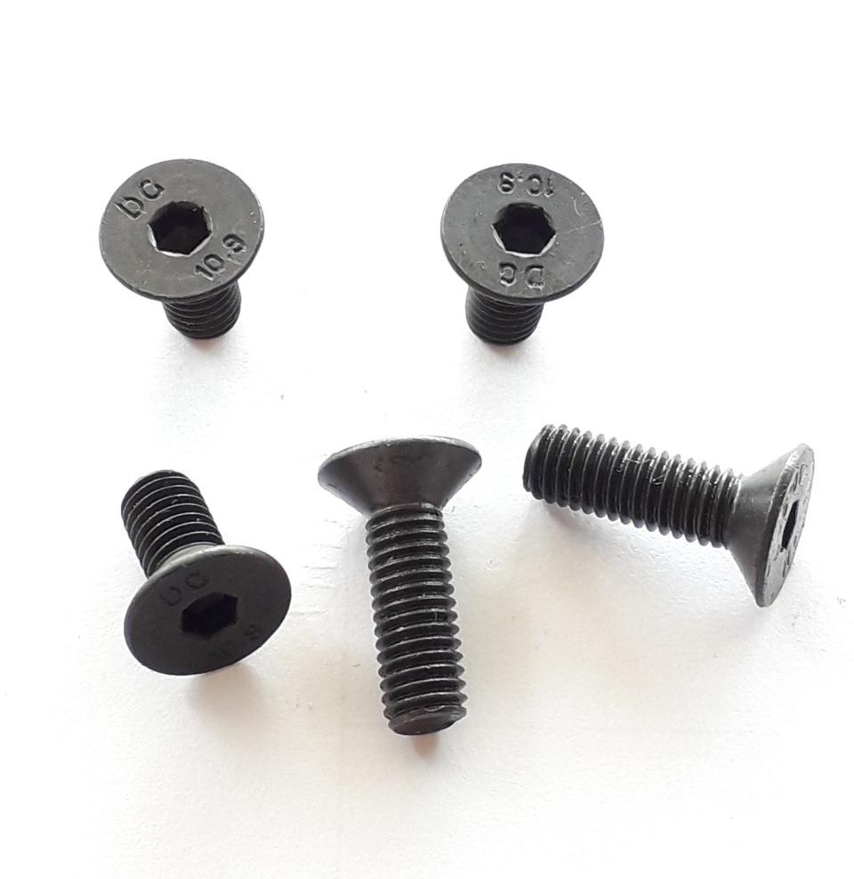 Ốc col lục giác đen 5ly x 2cm x10con