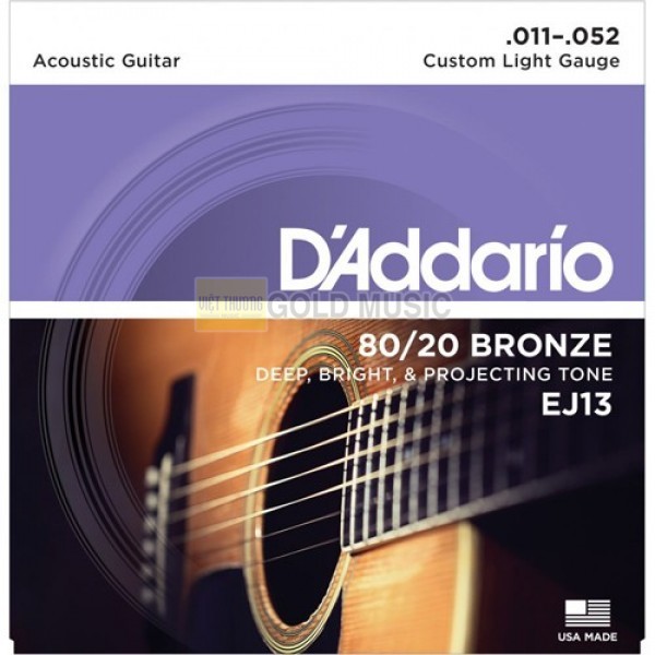 Dây Đàn Guitar Acoustic - D'Addario EJ13