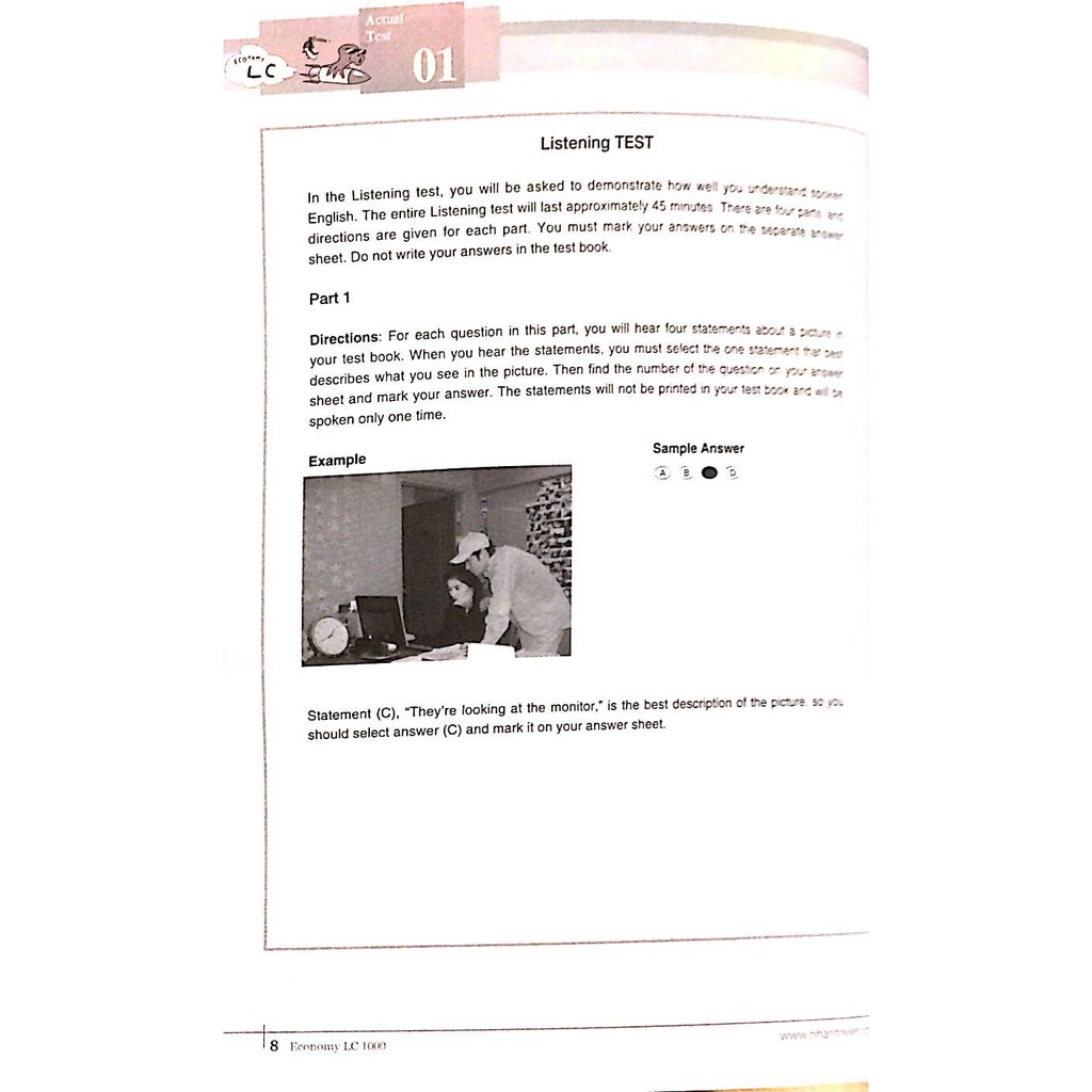 Sách-Economy Toeic Lc1000 Vol 2 (Kèm Cd)
