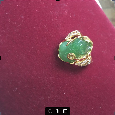 Nhẫn đá phong thủy tỳ hưu