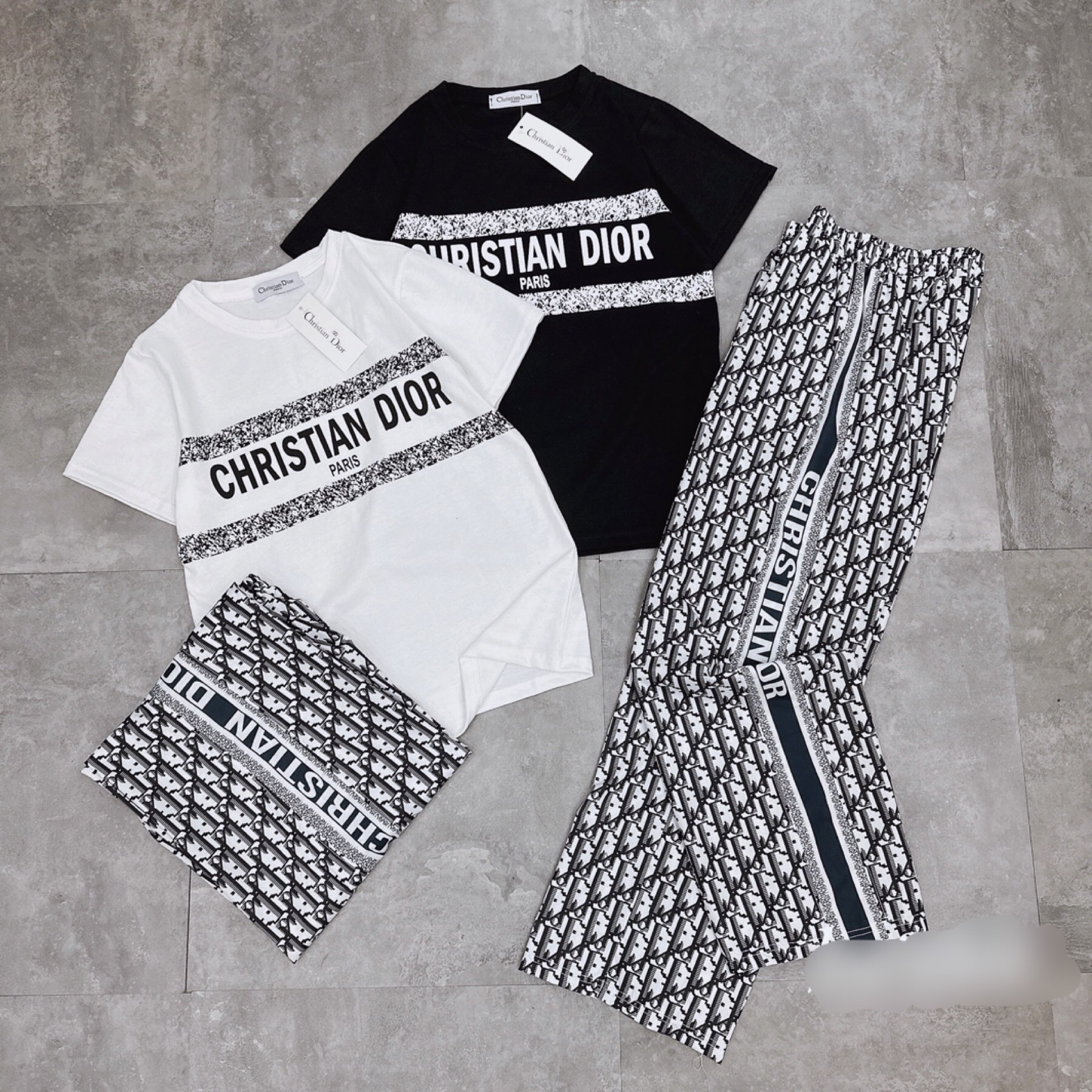 ❗❗Set bộ áo cotton + quần lụa