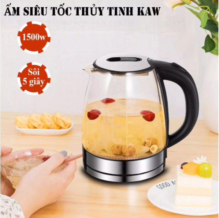 Bình đun nước siêu tốc Lock&Lock EJK418SLV (1.8 lít) - Bảo hành 12 tháng