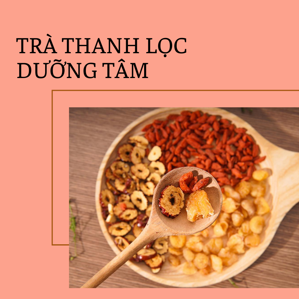 [5 Trial Packs] Heart-Nourishing Purifying Tea (Longan, Goji Berries, Sliced Red Apples, Rock Sugar)