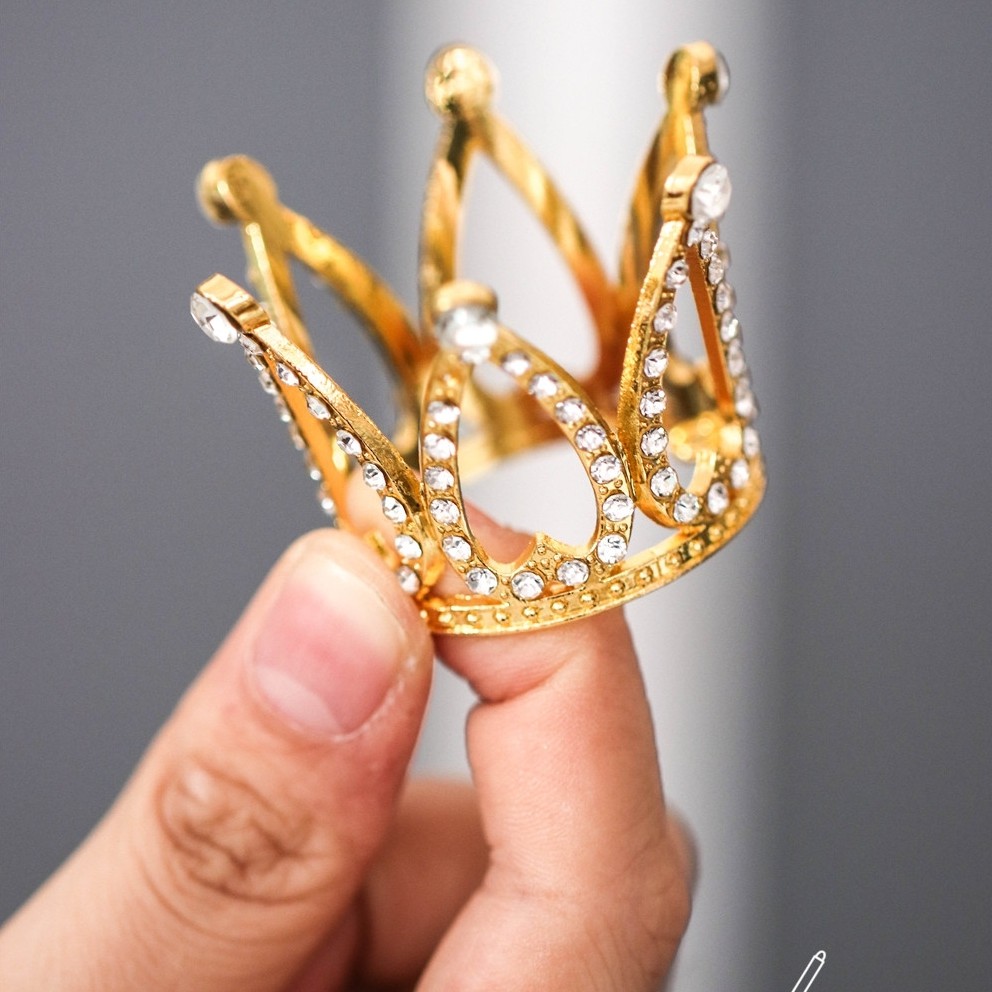 Vương Miện Mini Trang Trí Bánh Kem