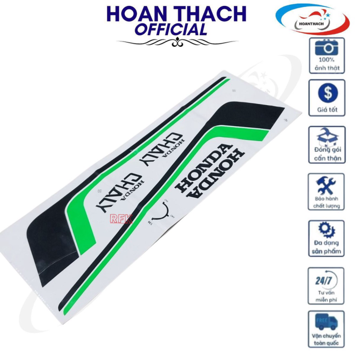 Bộ Tem Xe Máy Chaly Xanh