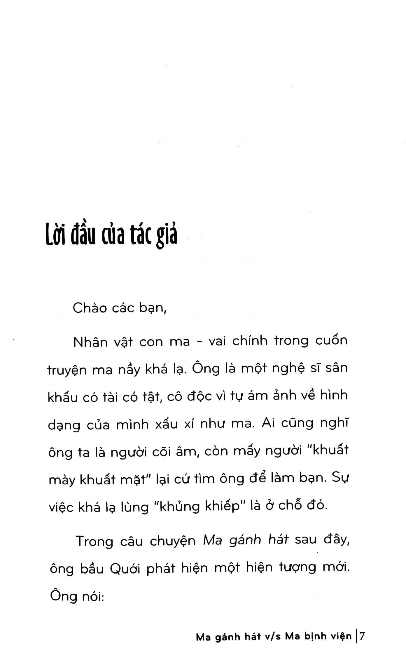 Fahasa - Ma Gánh Hát V/S Ma Bịnh Viện