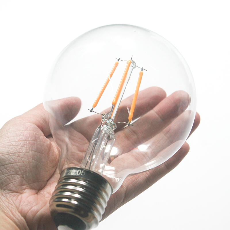 Bóng bulb tròn G80 LED dây tóc