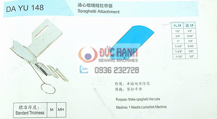 CỬ LỘN DÂY MÁY 1 KIM