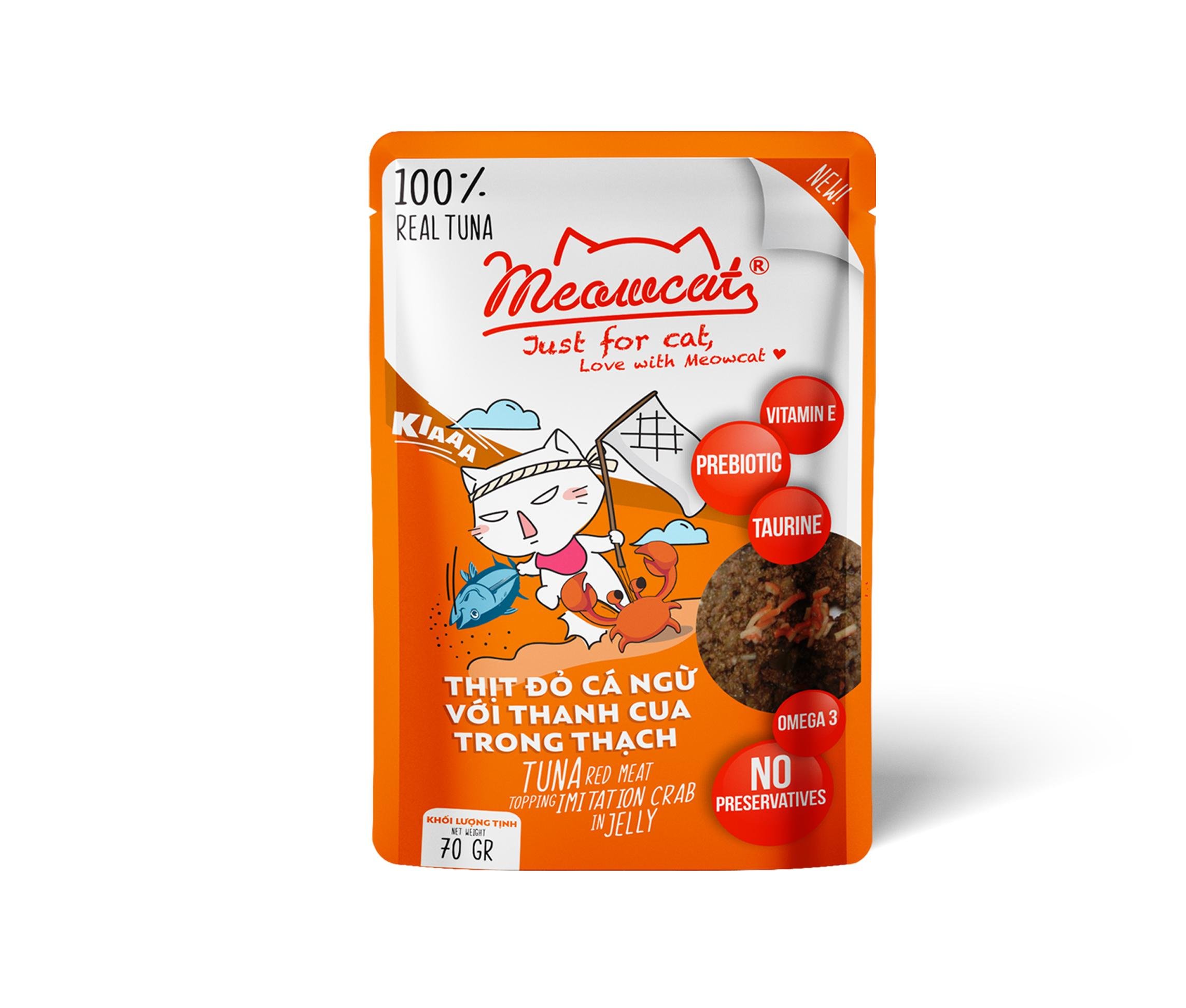 Pate MeowCat cho mèo gói 70g