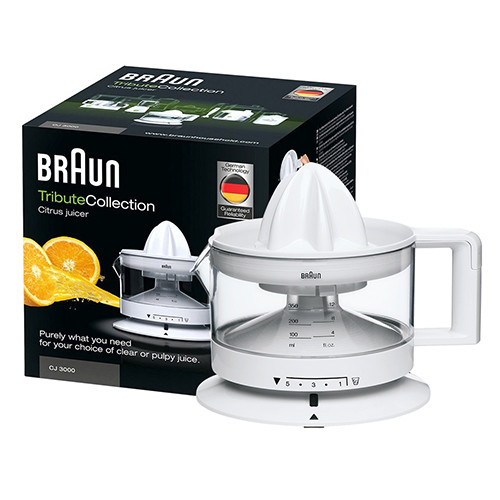 Máy vắt cam Braun CJ3000 (Trắng)