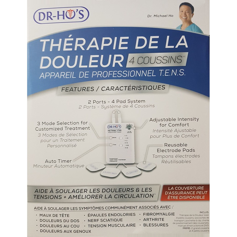 Máy massage xung điện ttrị liệu Dr Ho new