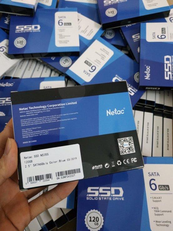 Ổ CỨNG SSD NETAC 120GB SATA 3 6GB/S HÃNG PHÂN PHỐI