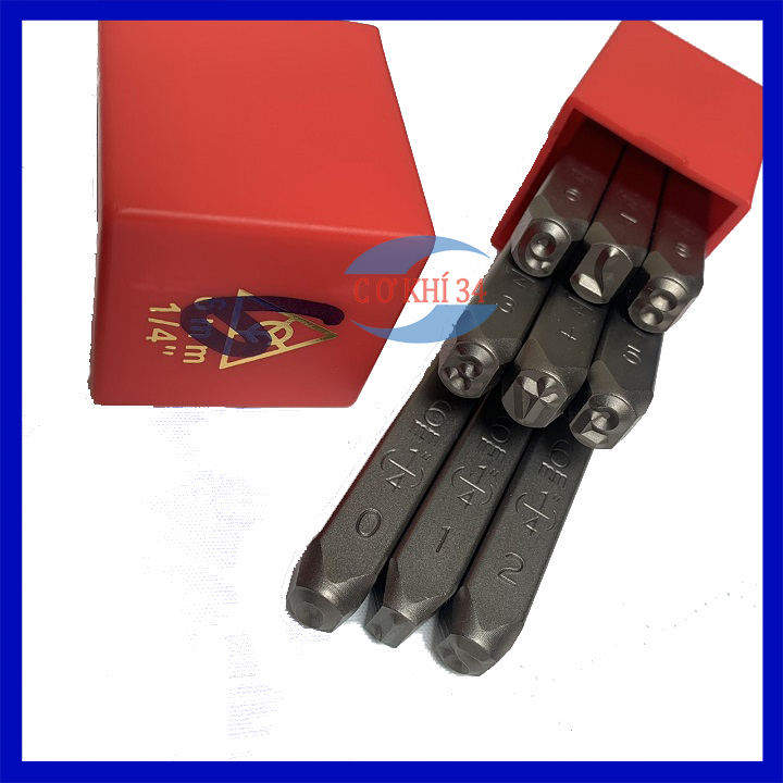 Bộ đục số đóng số 6mm YC ( Xuôi )