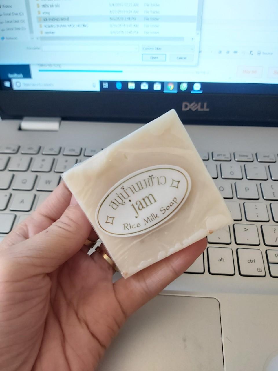 COMBO 12 CỤC (1 LỐC) XÀ PHÒNG CÁM GẠO THÁI LAN THÁI LAN JAM