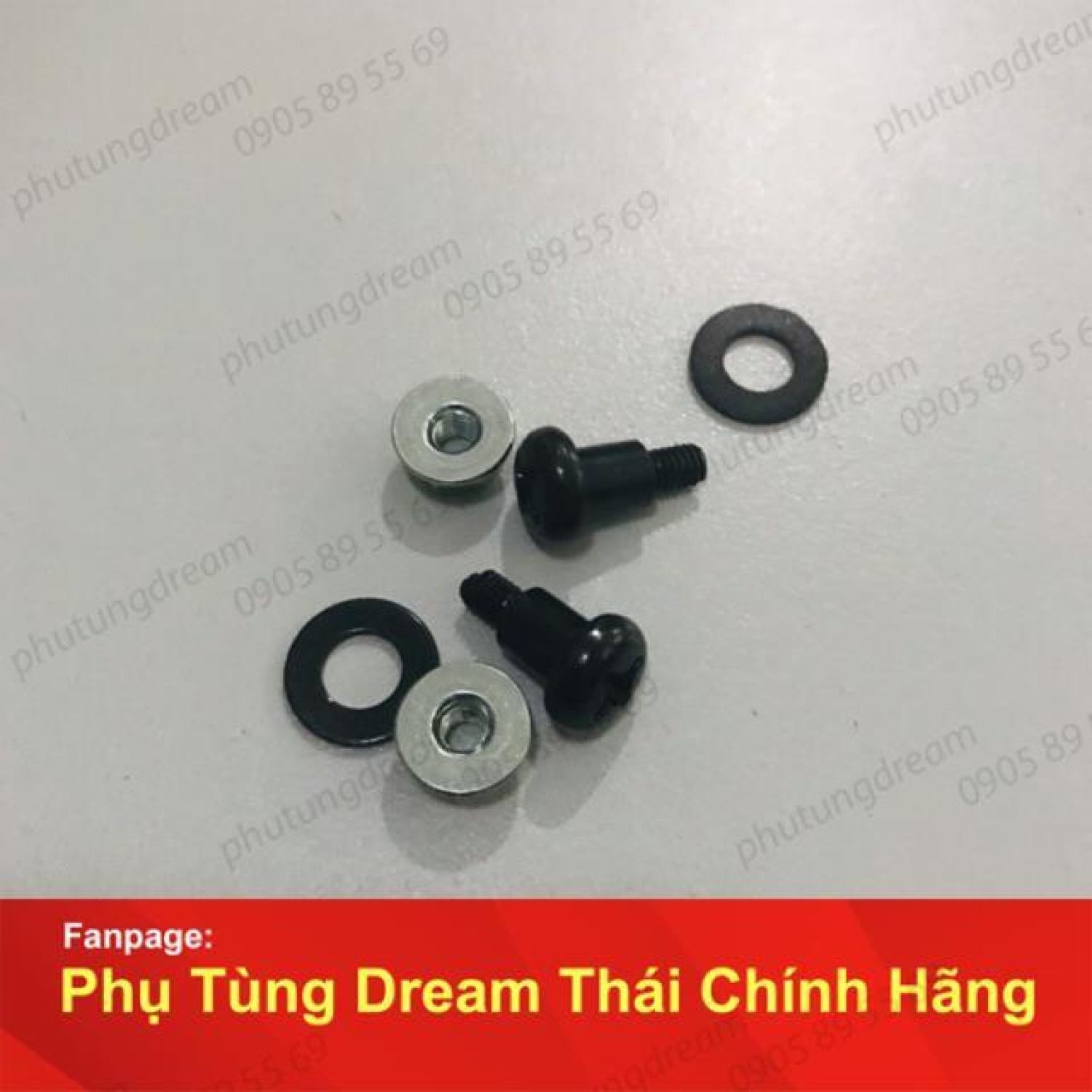 Combo bộ ốc bắt chắn bùn xe Dream - Honda