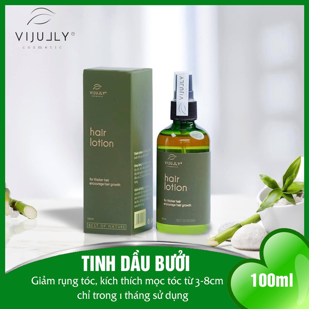 Xịt Mọc Tóc TInh Dầu Bưởi Vijully 100ml - Kích Thích Mọc Tóc, Giảm Rụng Tóc, Phục Hồi Hư Tổn