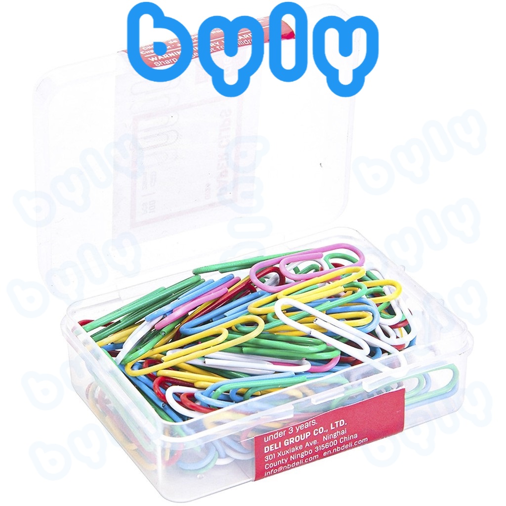 Kẹp giấy 29mm - 100 cái Deli - 0024 - 0025