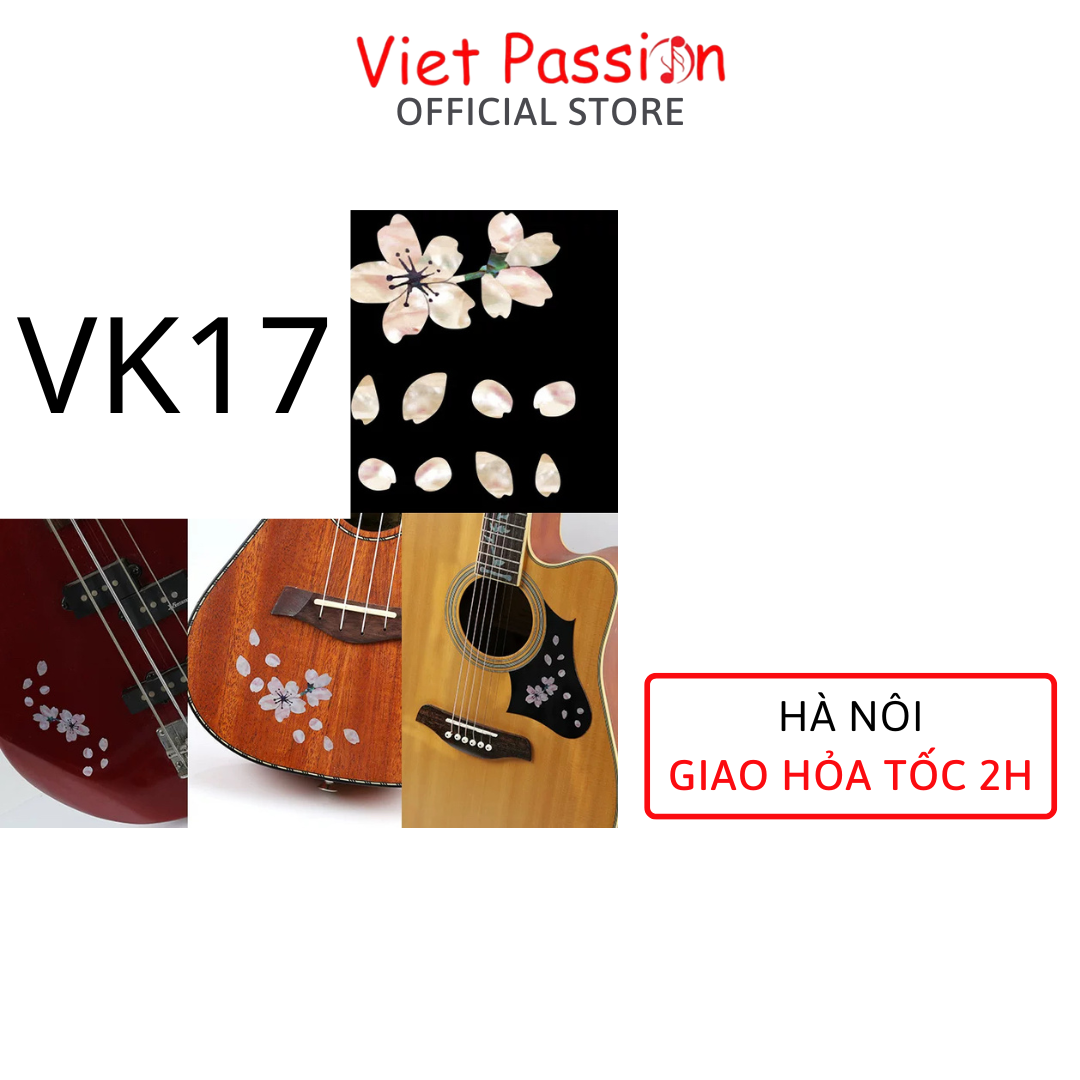 Sticker Miếng dán trang trí cần đàn guitar Viet Passion