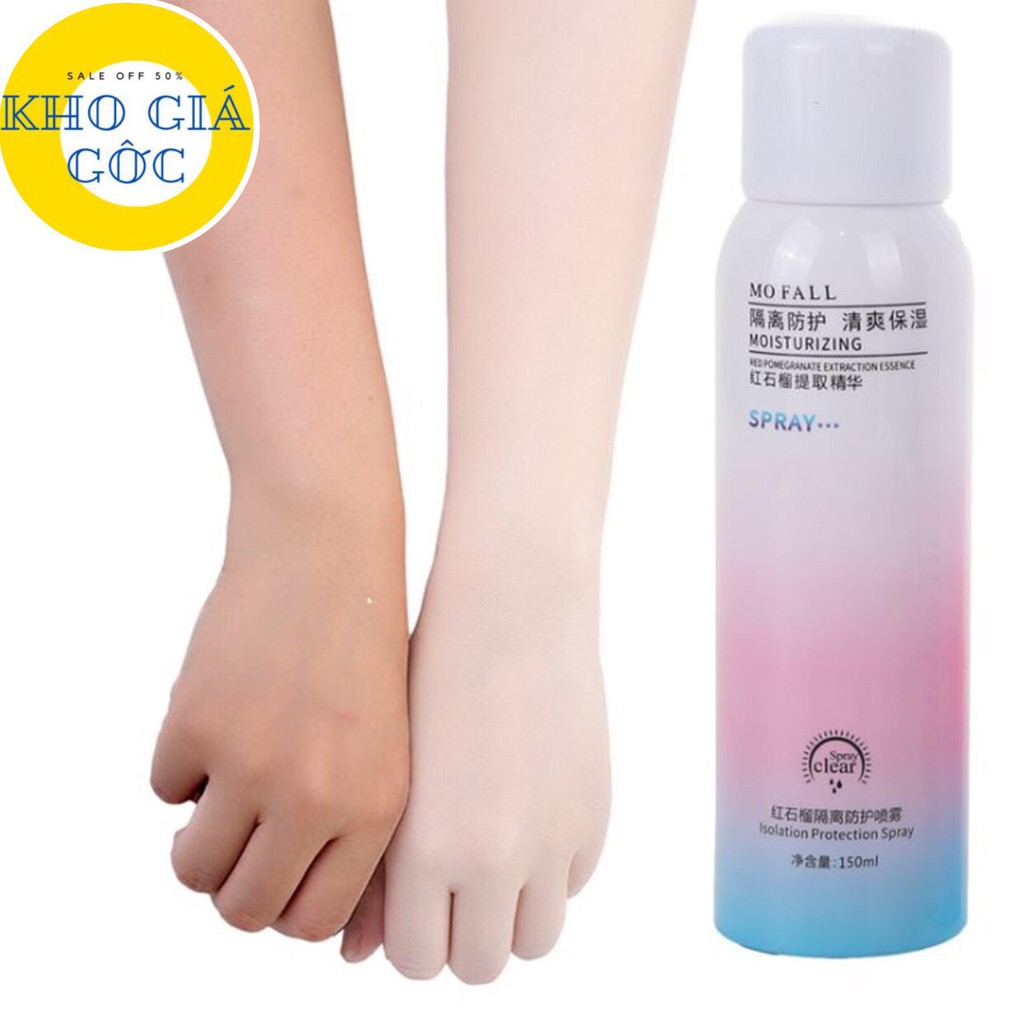 Xịt chống nắng trắng da Maycreate 150ml