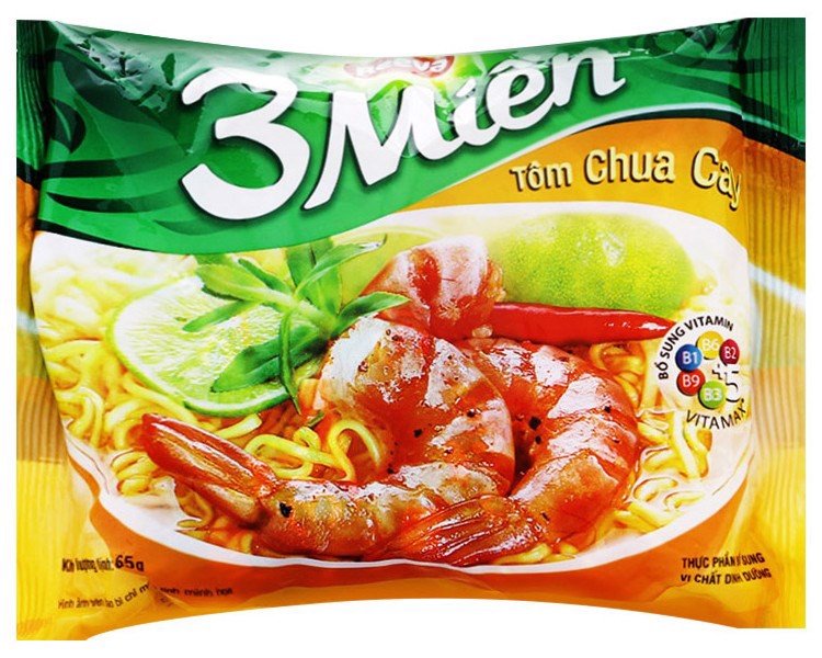 Thùng Mì 3 Miền Tôm Chua Cay 30 Gói