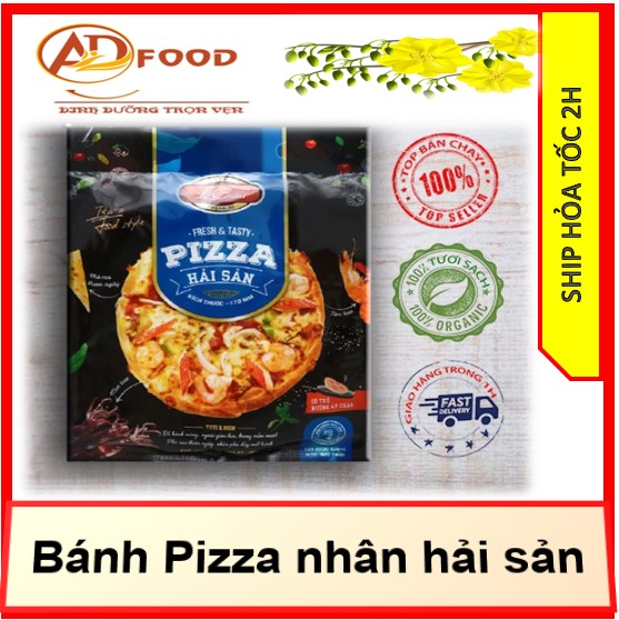 Bánh Pizza nhân hải sản gói 140g