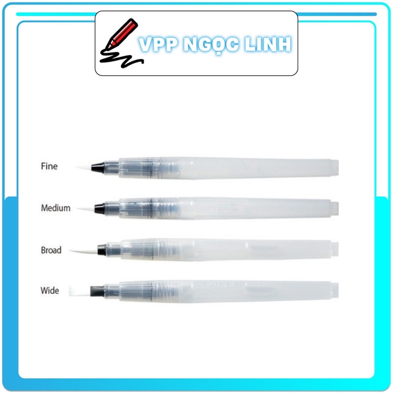 Cọ Nước, Cọ Nước Thân Dài Water brush (Chọn Size)