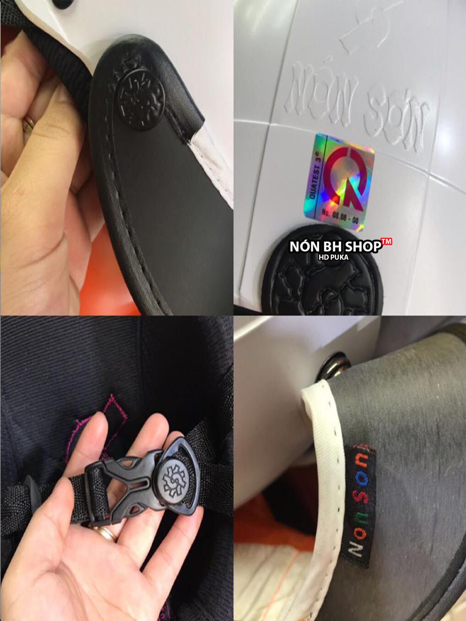 Nón Sơn gắn full ốc titan gr5 ( sl 1 nón + ốc titan gr5 )