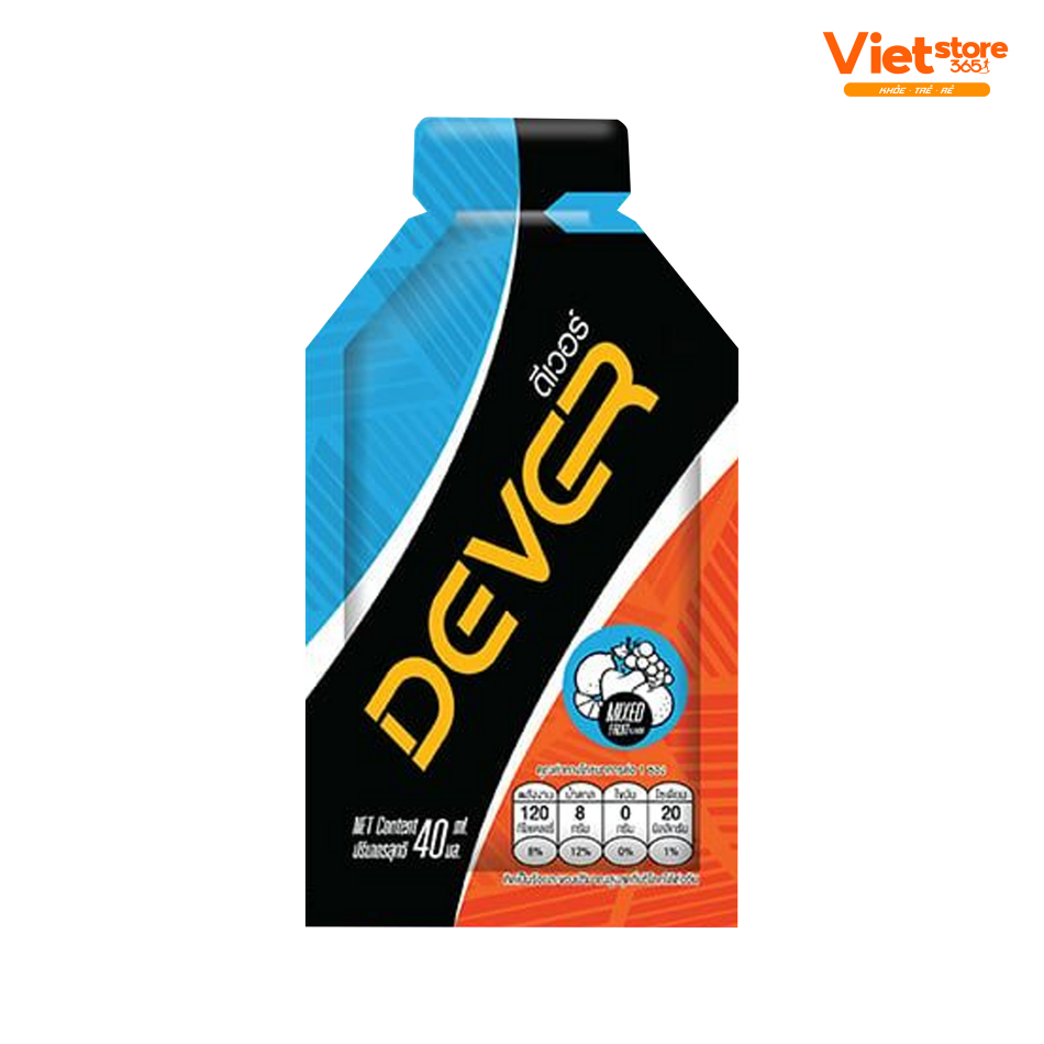 Gel Năng Lượng Dạng Lỏng DEVER 40ML 120Kcal