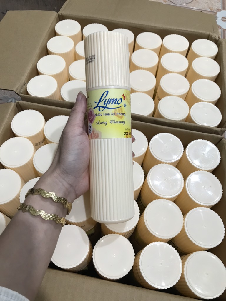Xịt phòng lymo hương charming 350ml