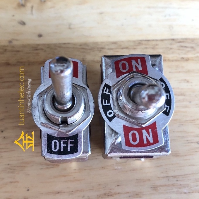 Công tắc on-off 2 chân và on-off-on 6 chân loại tốt # phụ tùng thay thế