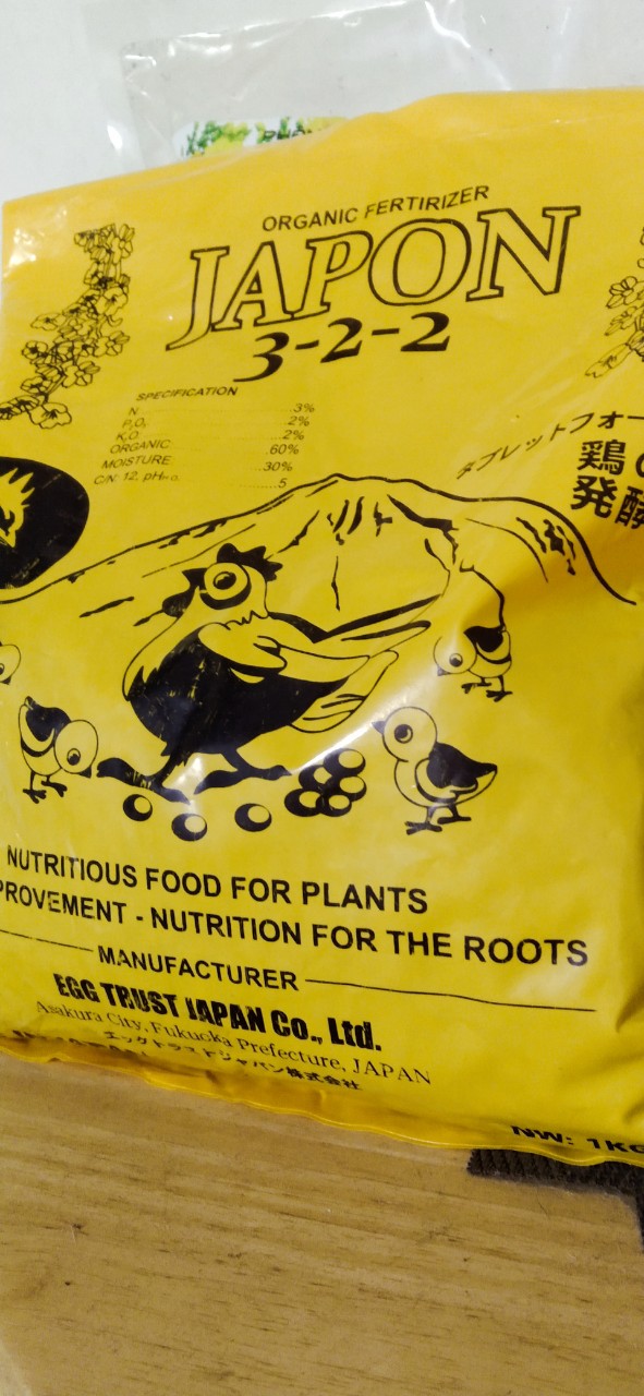 JAPON 3-2-2 gói 1kg - Phân hữu cơ Nhật