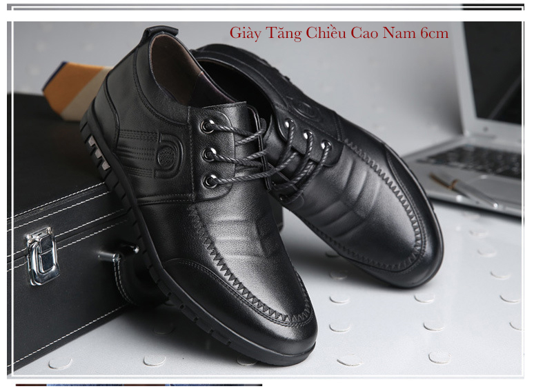 GIÀY TĂNG CHIỀU CAO NAM 6CM TT212