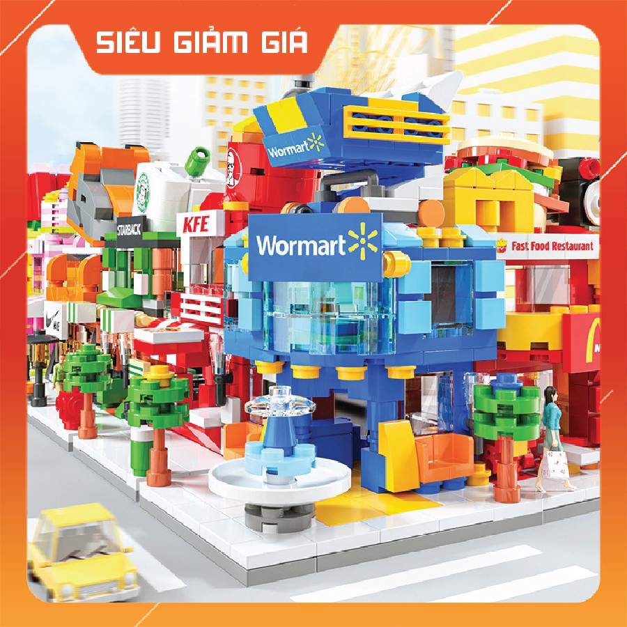 Đồ Chơi Lego - Lego Xe Đồ Ăn - Xe Lego